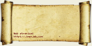 Joakim Damjanović vizit kartica